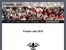 Tablet Screenshot of freezerjam.org